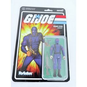 Super7 GI Joe Snake Eyes Commando ReAction 3.75 Action Figure